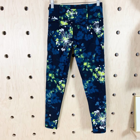 Sweaty Betty Women's Power Full Length Leggings in Blue Floral Splash Size XS - Picture 3 of 6